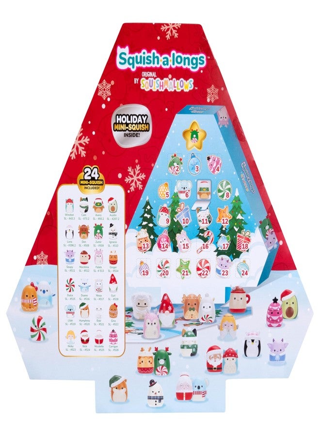 Squish-a-longs Holiday Countdown Calendar - Includes 24 Mini-Squish (Wave 3) - Image 2